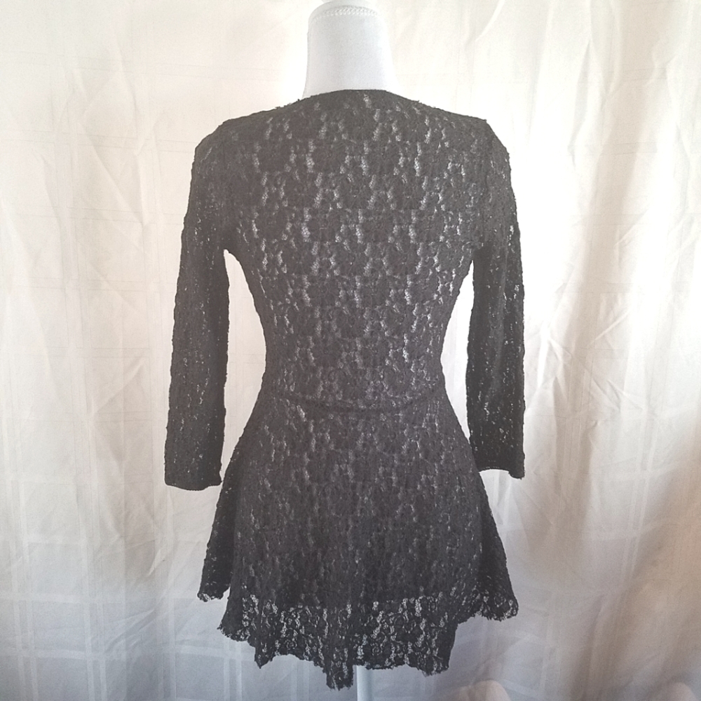 Free People Sheer Lace Top - Picture 2 of 5